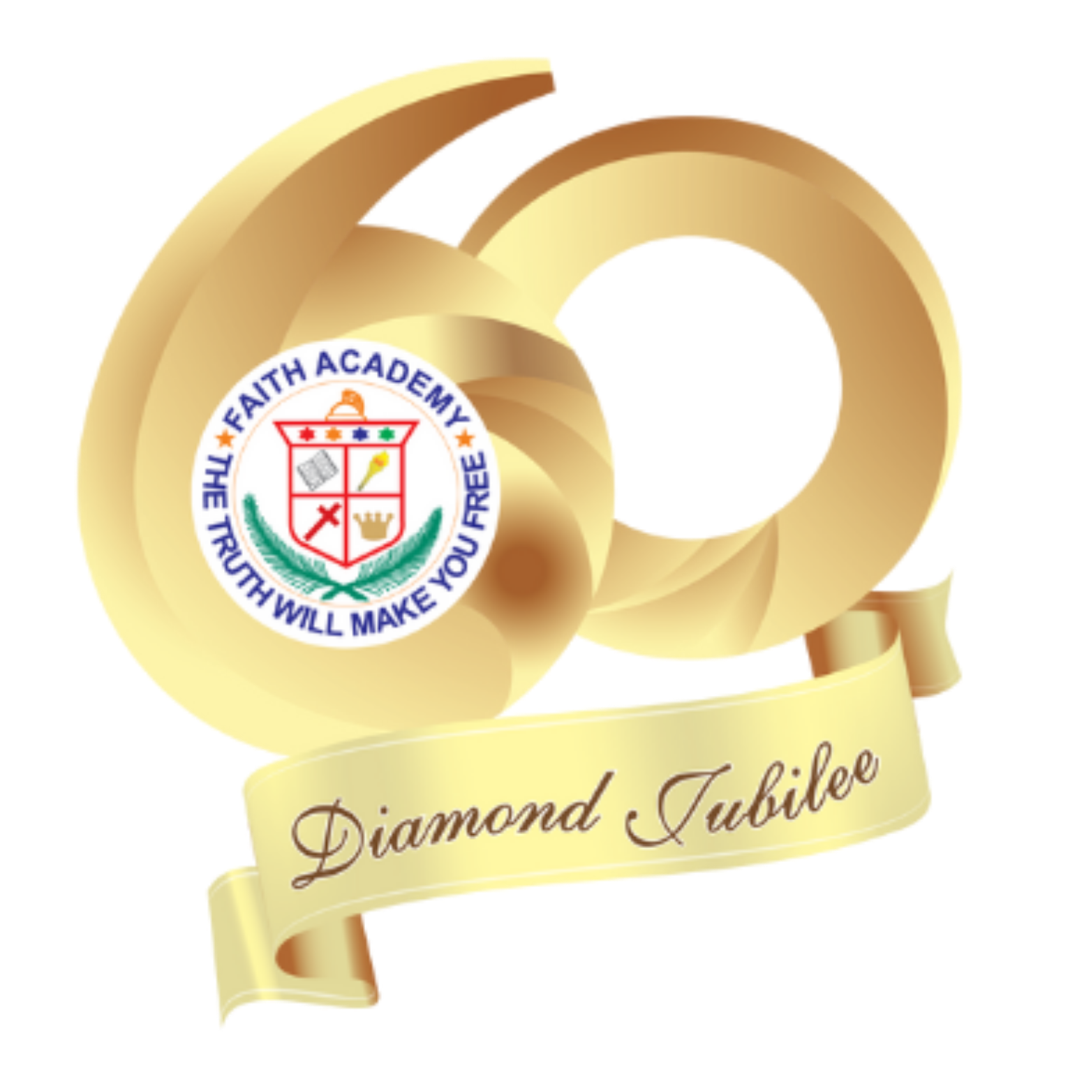 Faith Academy Diamond Jubilee Logo