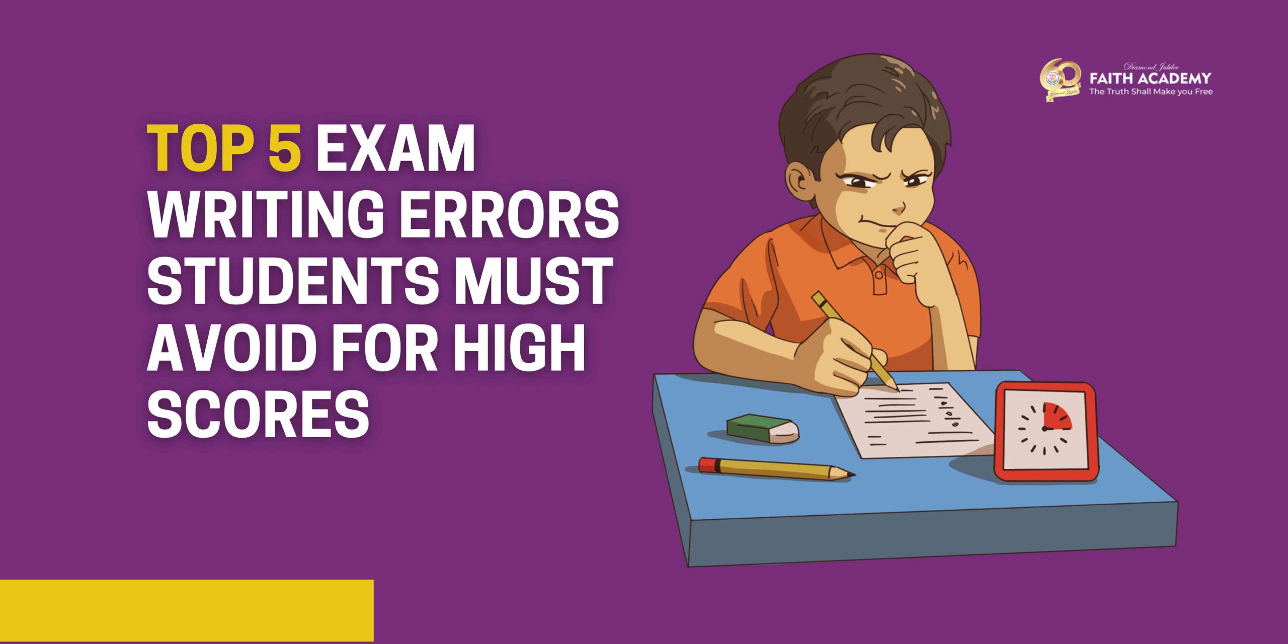 Top 5 Exam Writing Errors Students Must Avoid for High Scores on the CBSE Board Exam 2024